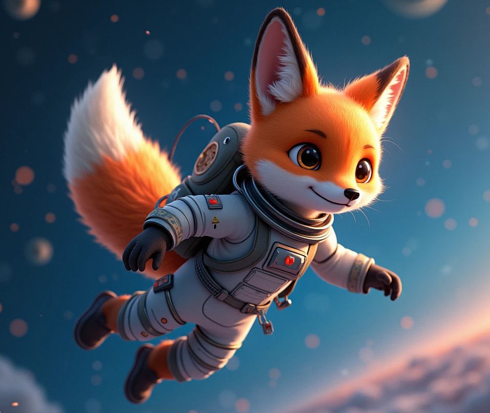 first fox to fly to Mars