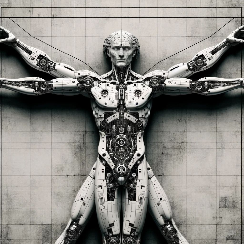 Cybernetic Vitruvian