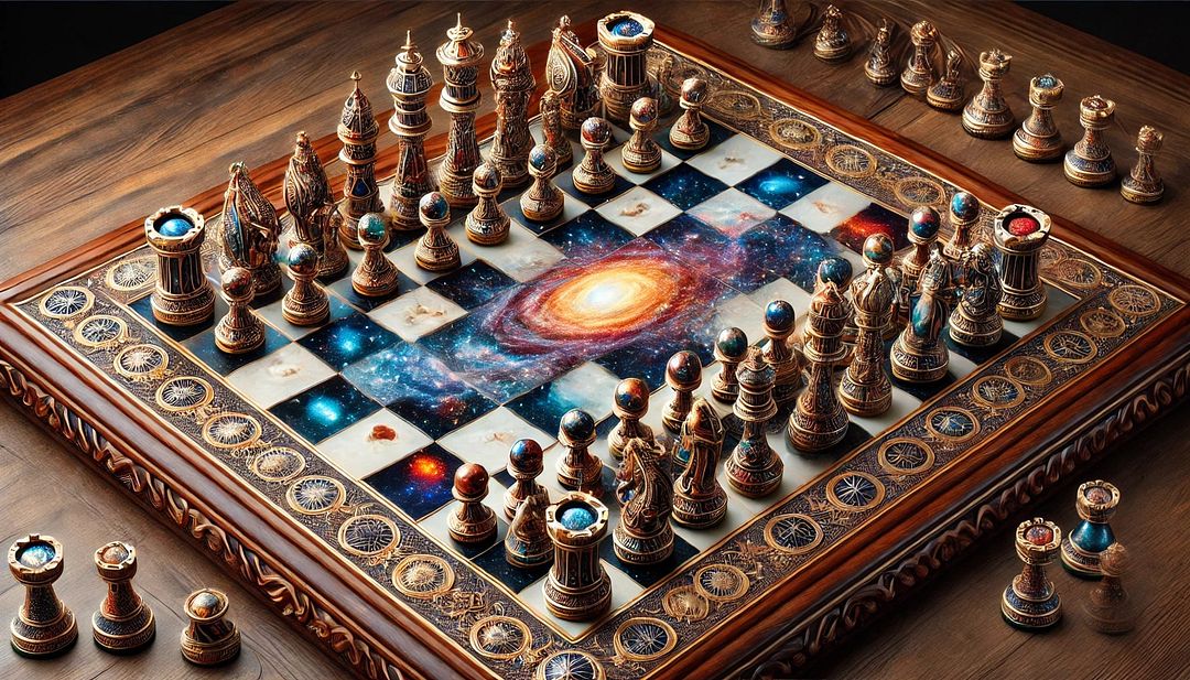 Galaxy chess board