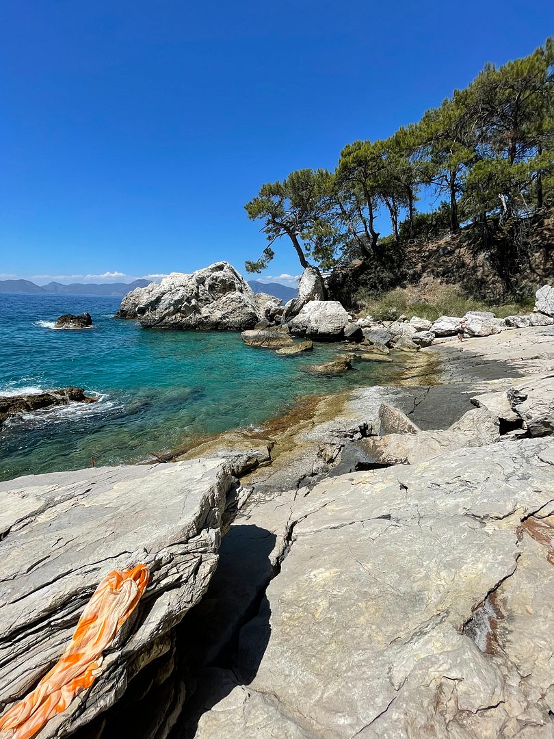 Secret beach somewhere on the Mediterranean Sea.