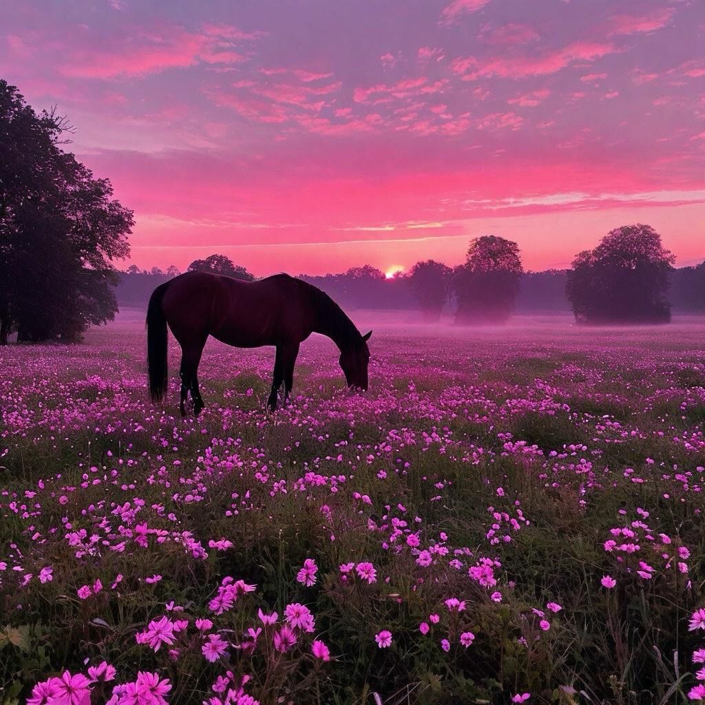 Evening in Pink Hues