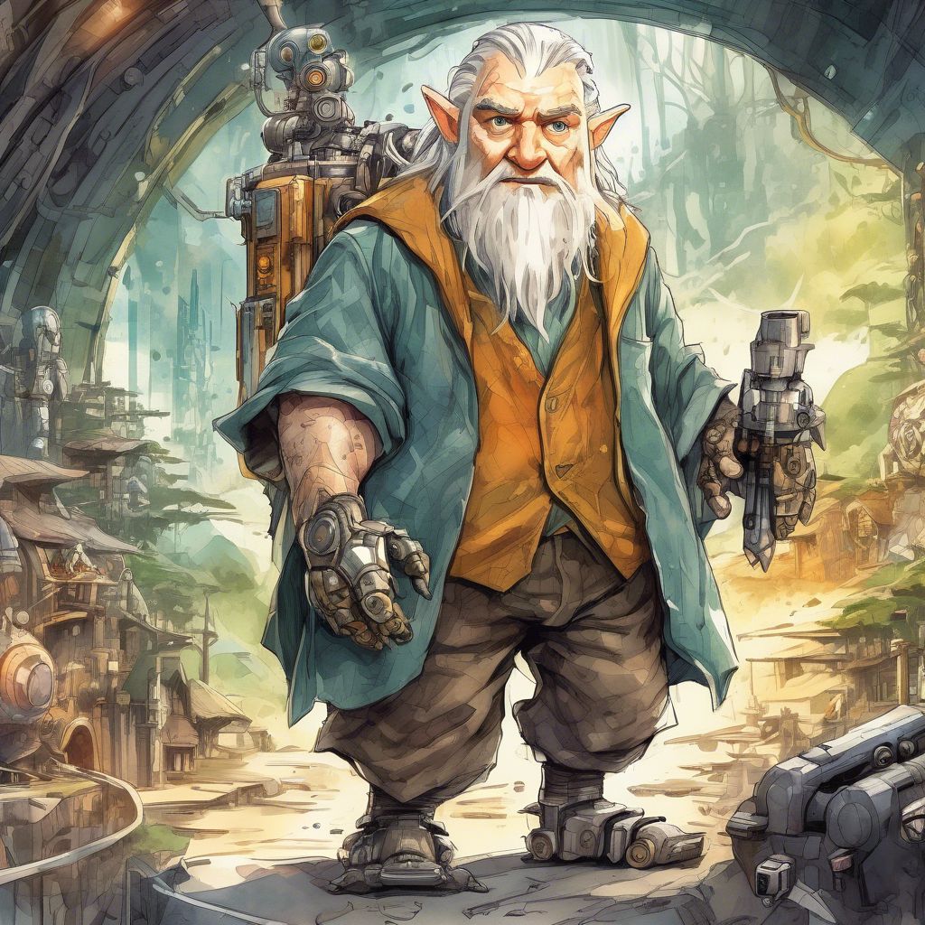 Hobbit in robotic style