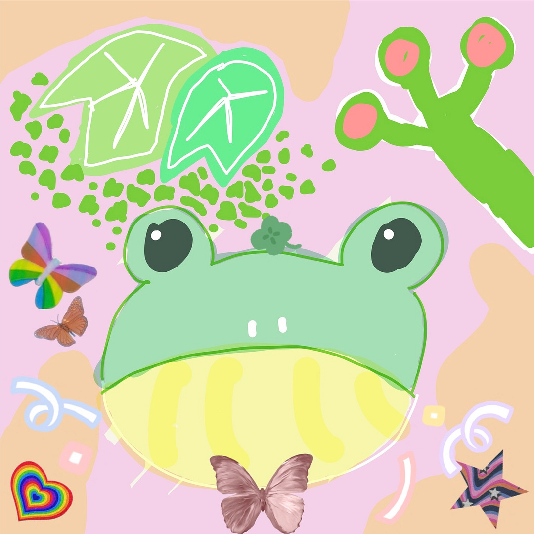 A lovely frog