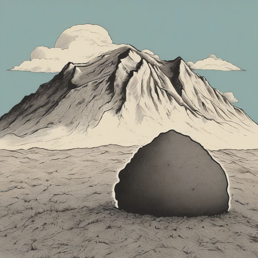 mountain out of a molehill