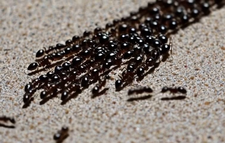 Ants Form Human Hand