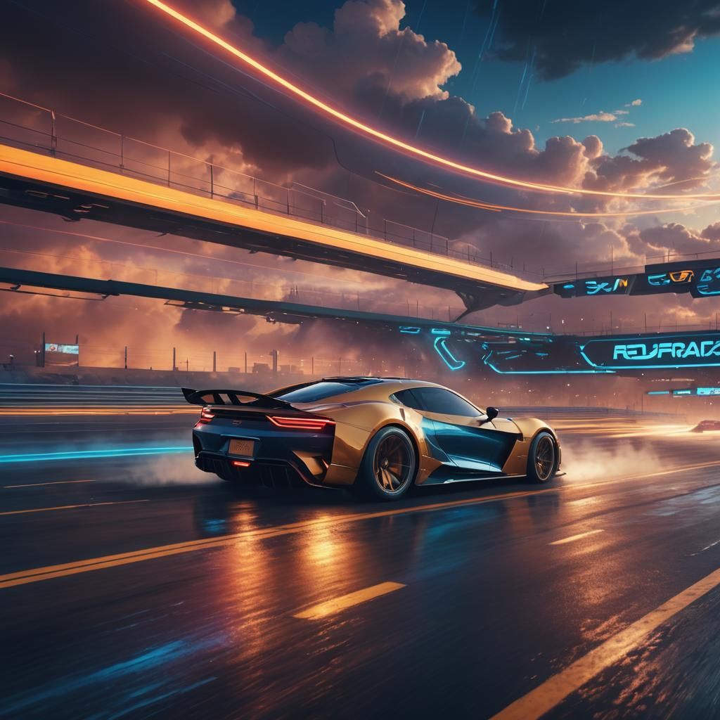 Futuristic racing mode