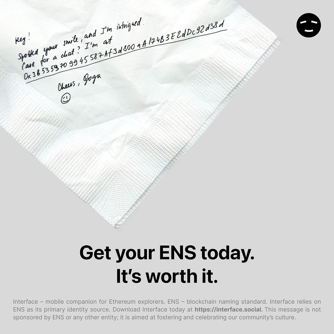 #1 – ENS, it's worth it.