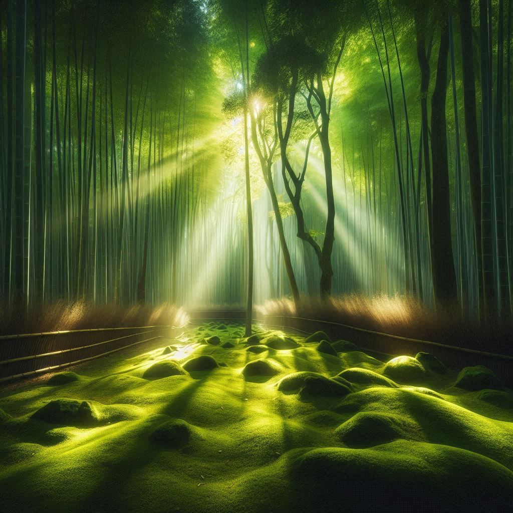 Moss and Bamboo Forest