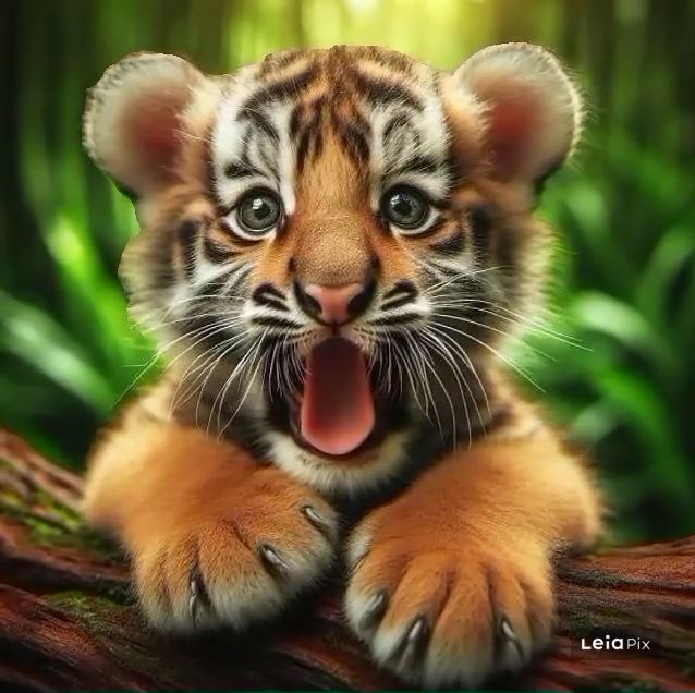 baby tiger 3d