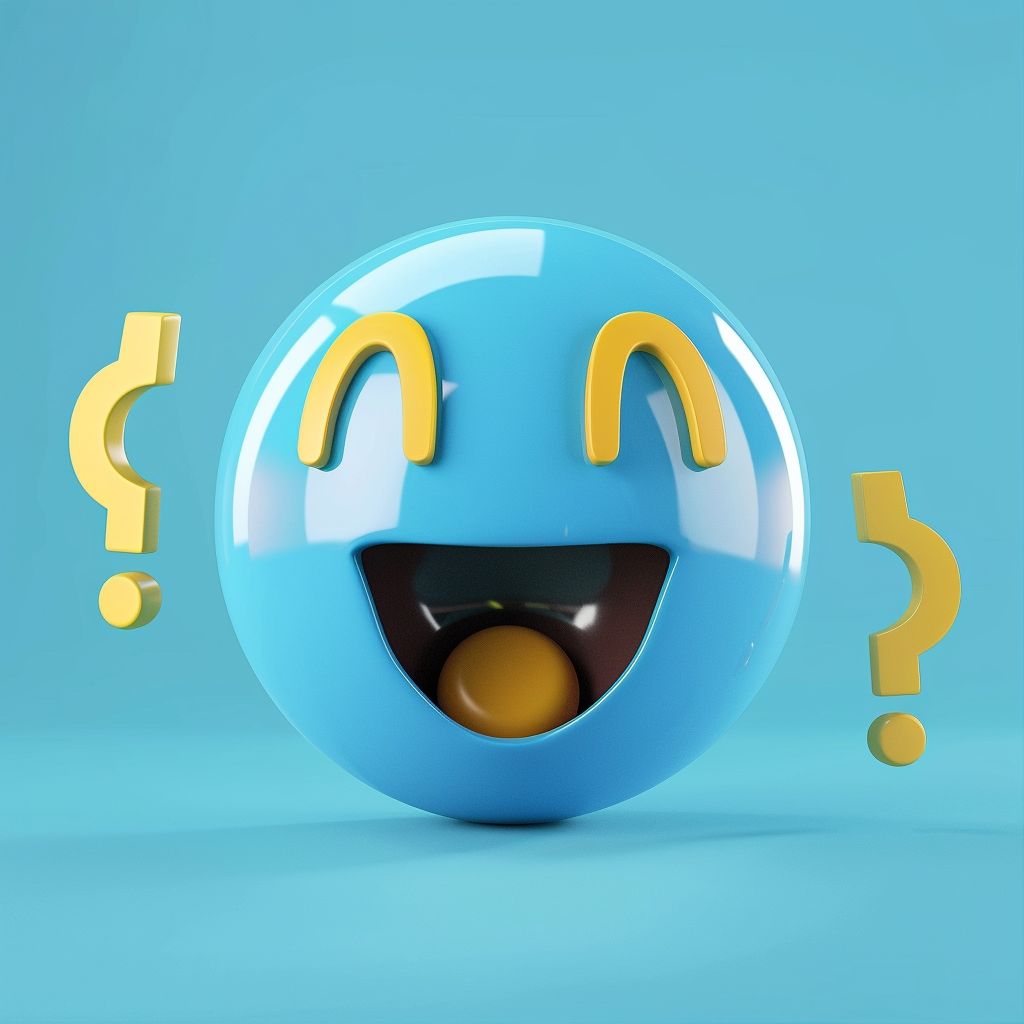 Smiling Blue Dot