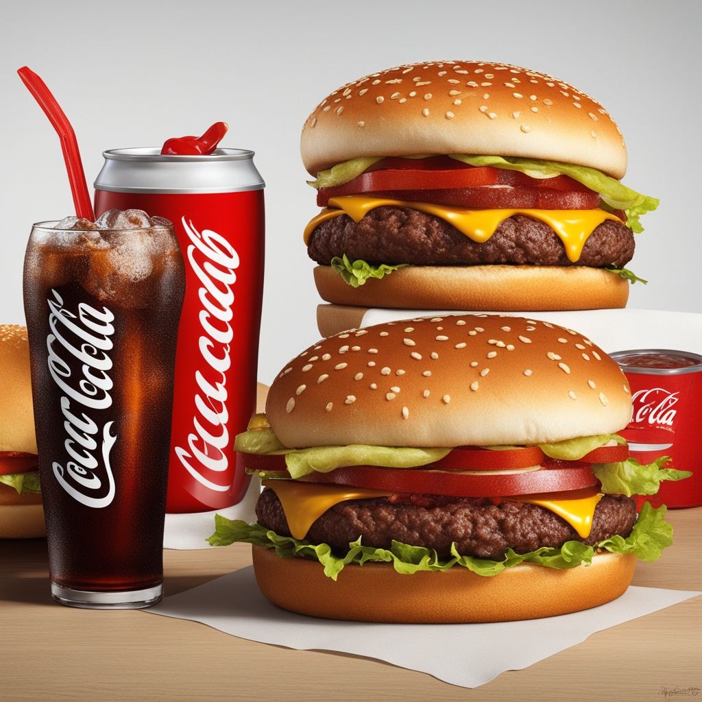 Burgers with coke