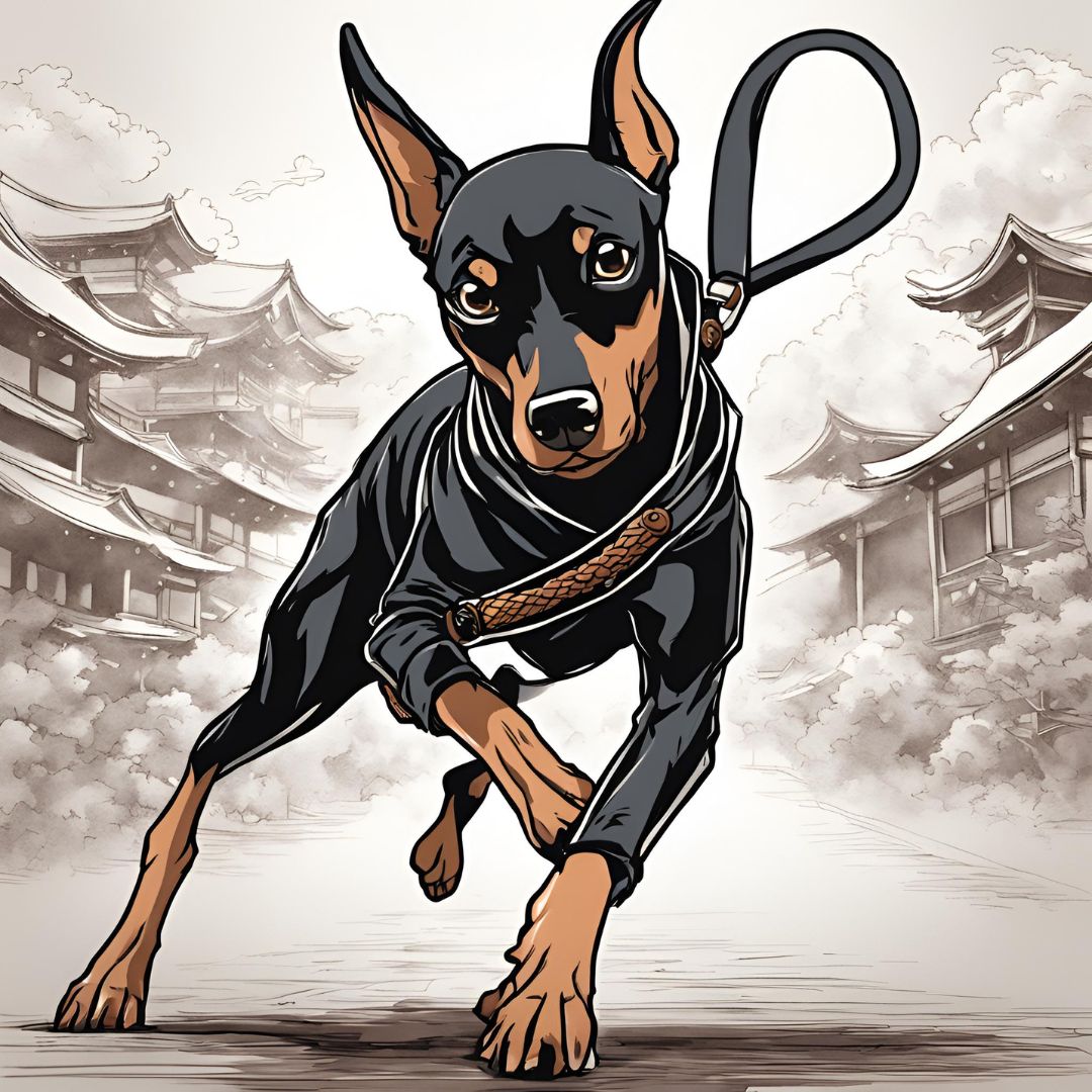 Mini Doberman in Japan