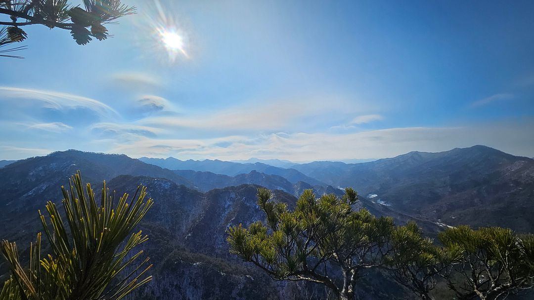 Scenery of Bobae Mountain  240126 Goesan, Chungcheongbuk-do, South Korea