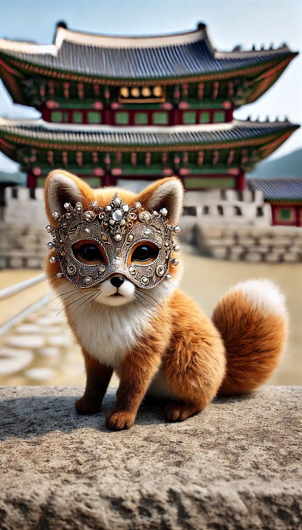 Fox in the Kyoungbok Palace (enjoy)