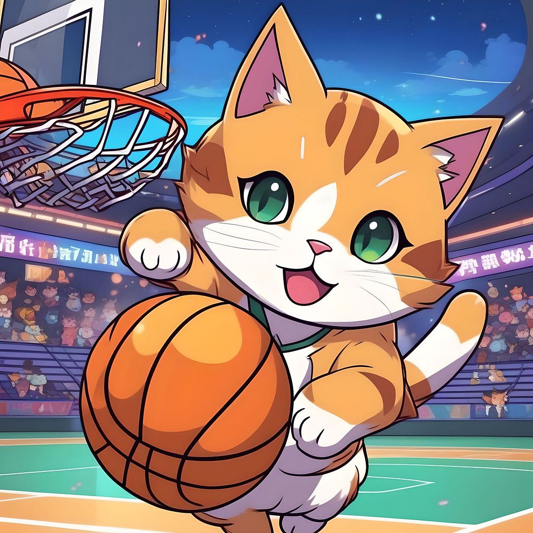 Bsketball cat