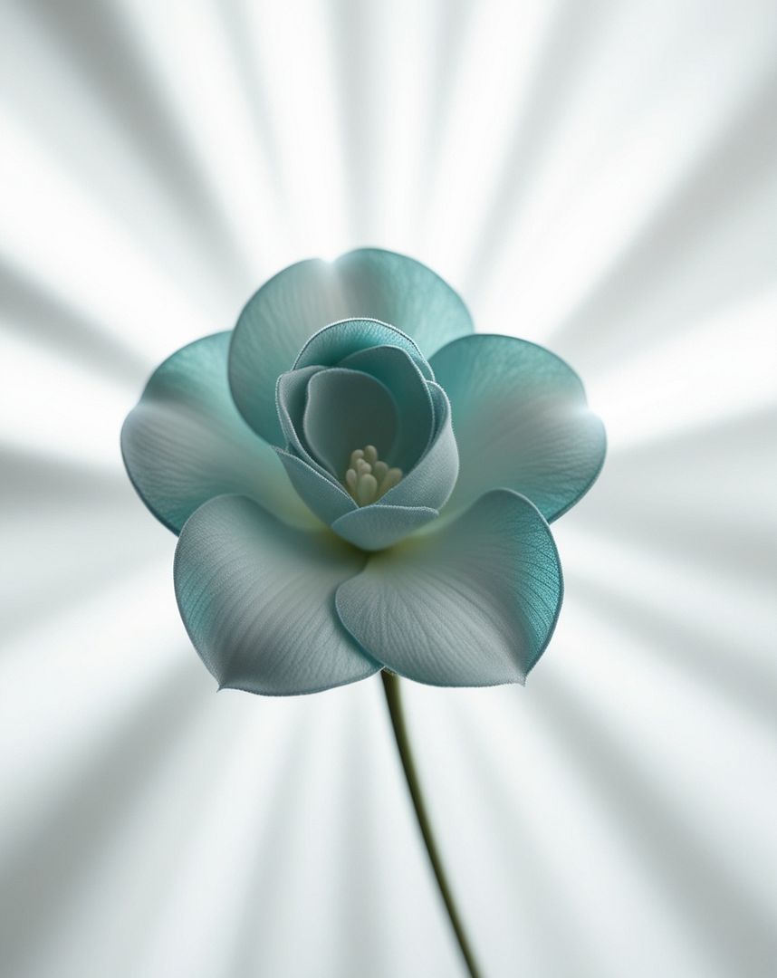 A Tealblue Flower No.2