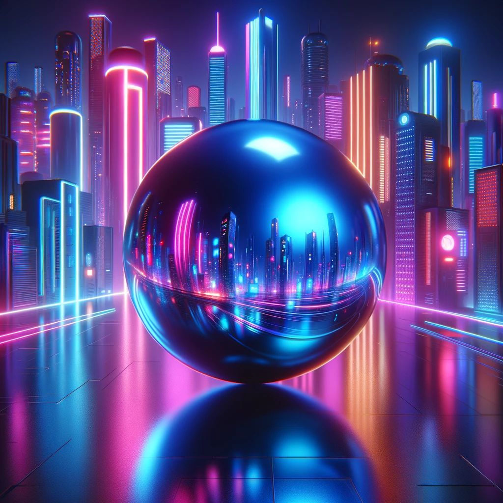 🟣 Neon City Zorb 🟣