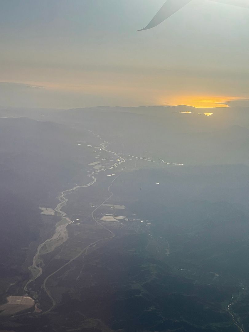 Santa Clara River with water