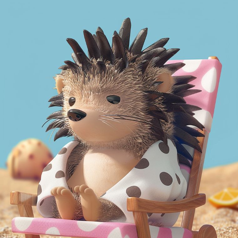 Hedgie #01 : Seaside Vacation