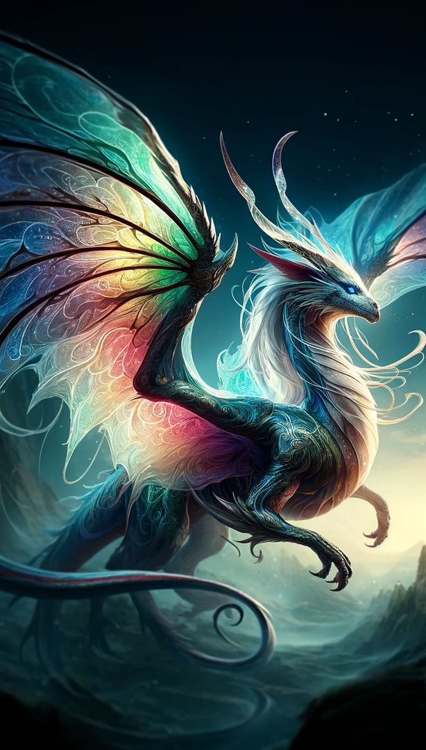 Ethereal Majesty: The Dragon of Twilight