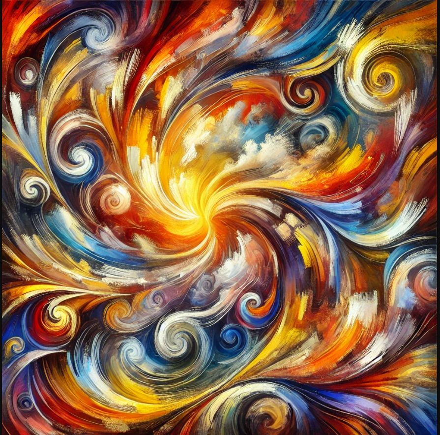 Whirl of Colors: Energy of Emotions