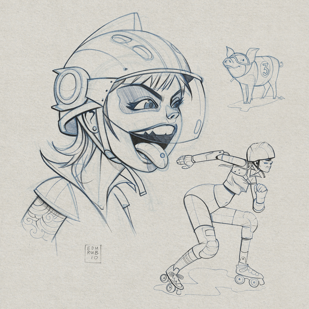 Roller Derby Cyborgs #1