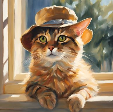 cat with hat