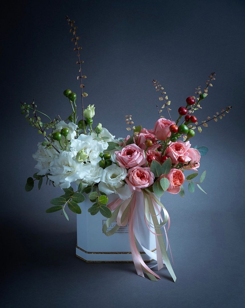 Flower box with pepper