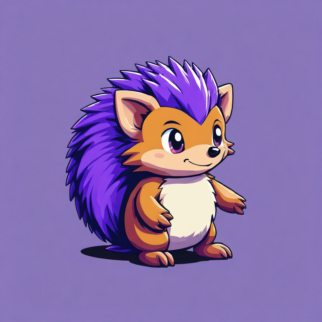 Purple Hedgehog