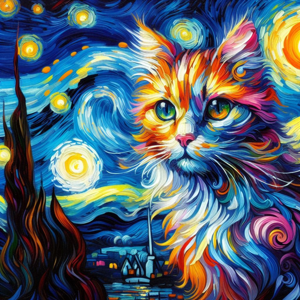 van Gogh Cat