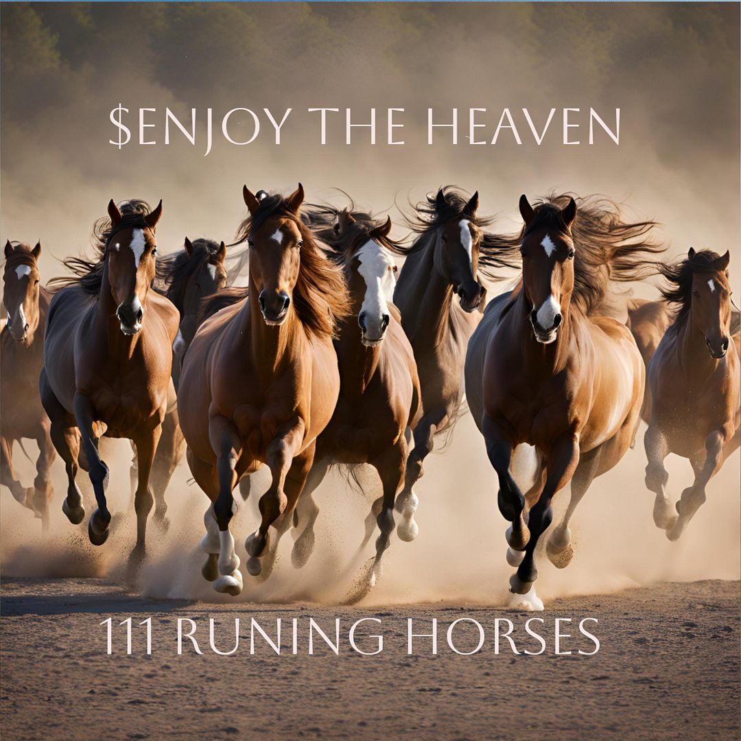 111 running horses