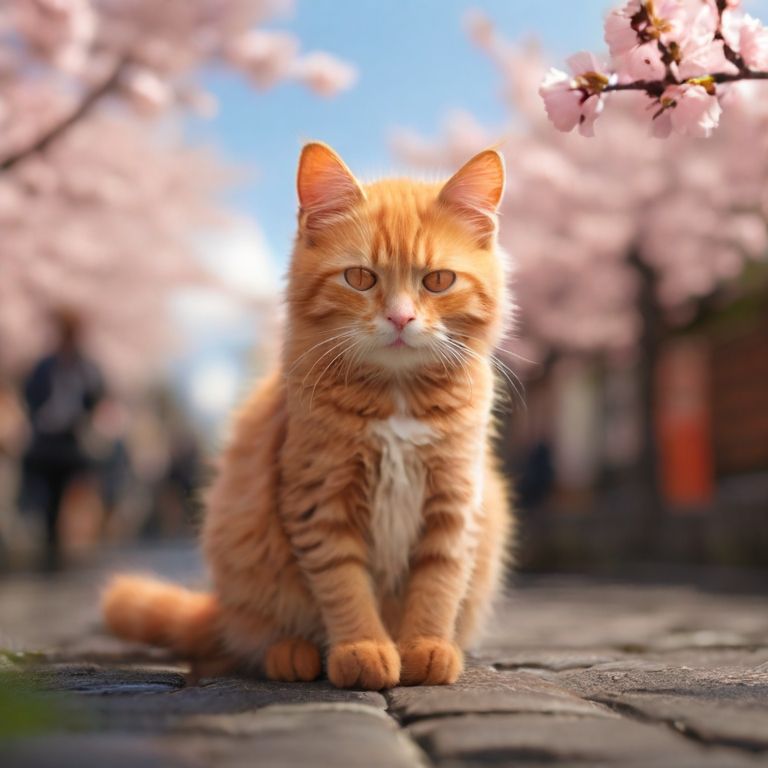 orange cat