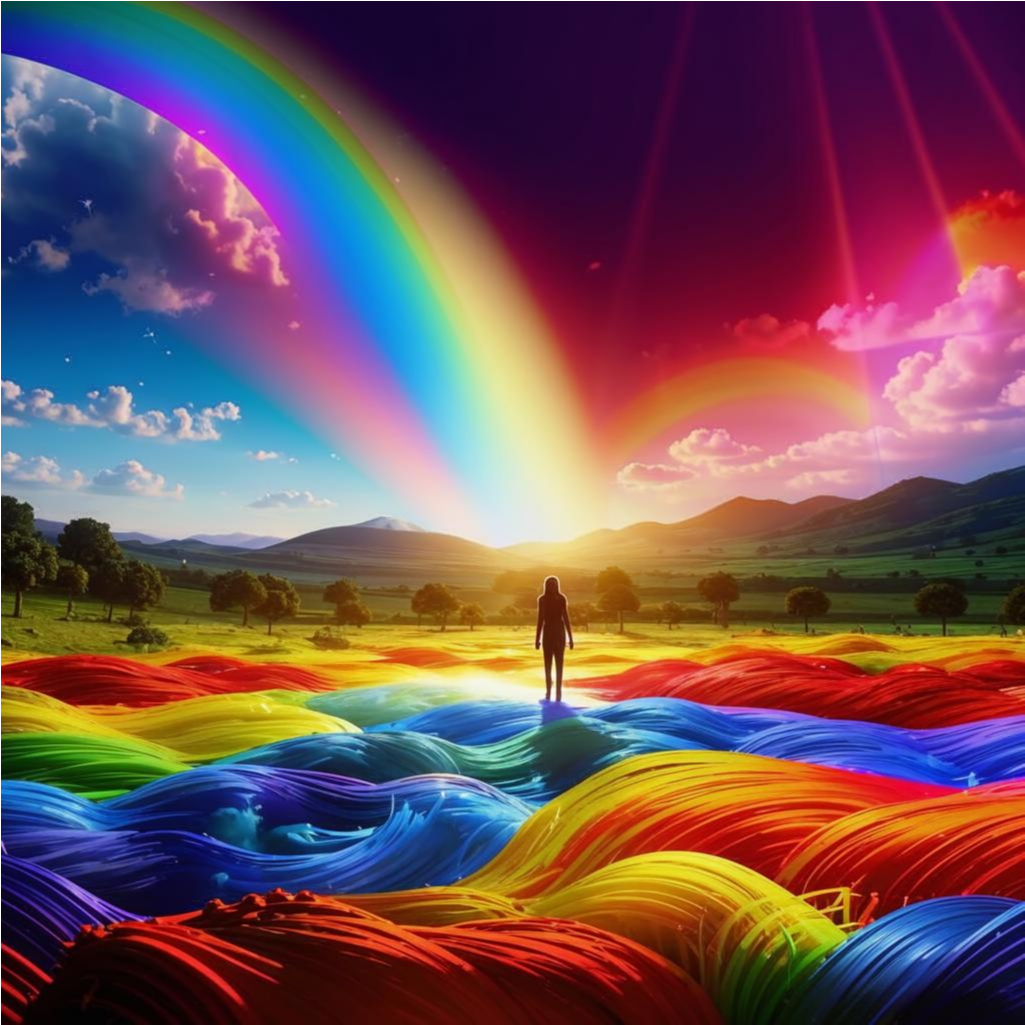 rainbow field