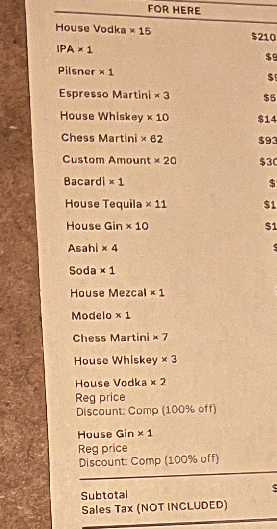 Chess Martini x 62