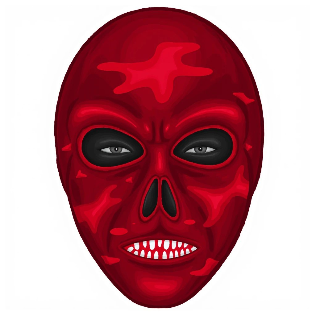 Red Camo mask