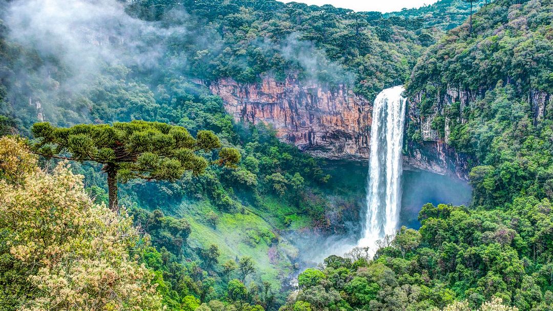 waterfall valley