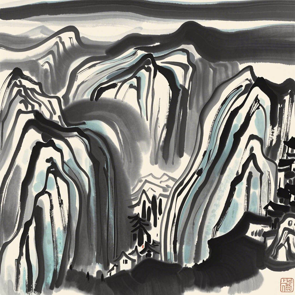 Abstracted Landscape of the Taihang Mountains