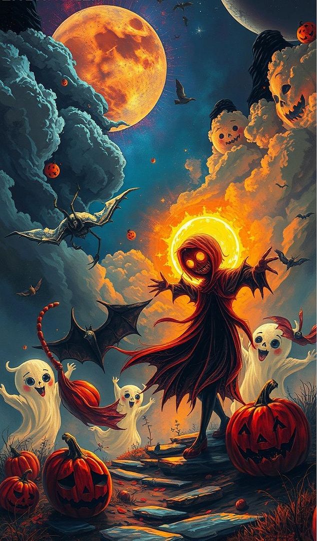 Feast of spirits on Halloween