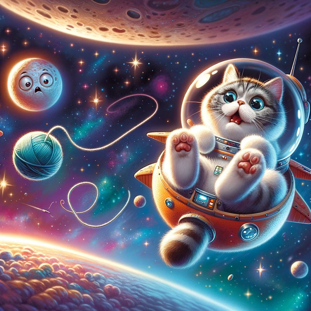 Cat in space