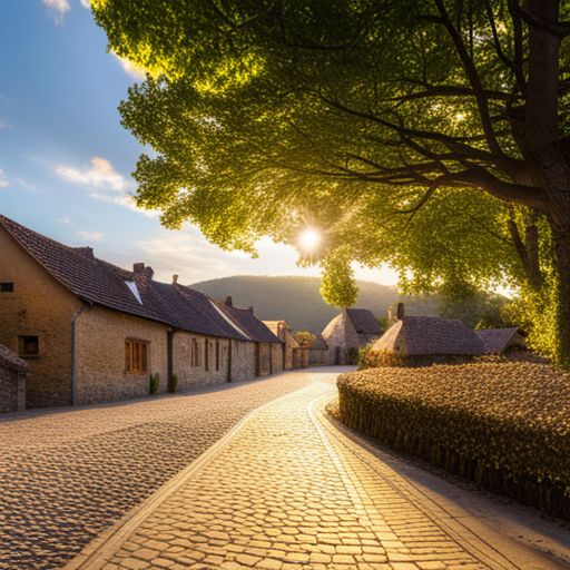 peaceful village