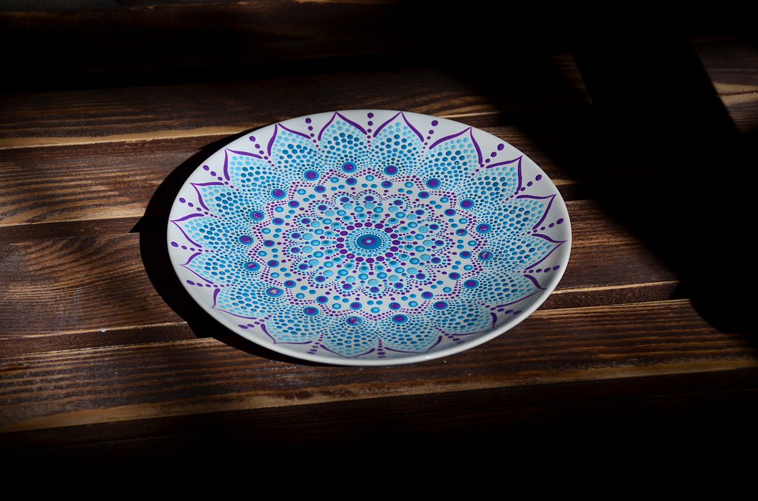 Handmade ceramic plate - autumn collection#5