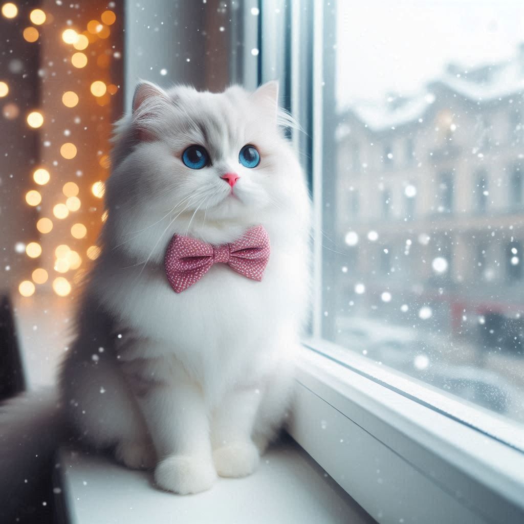 Winter cat