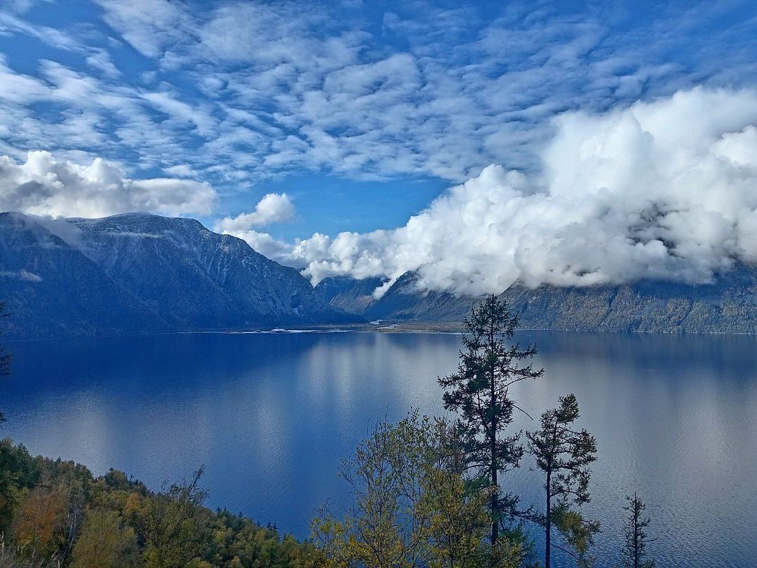 Lake under the clouds