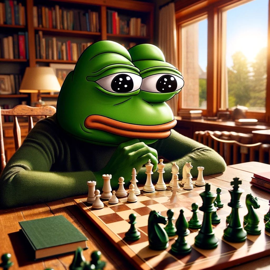 Pepe, playing chess