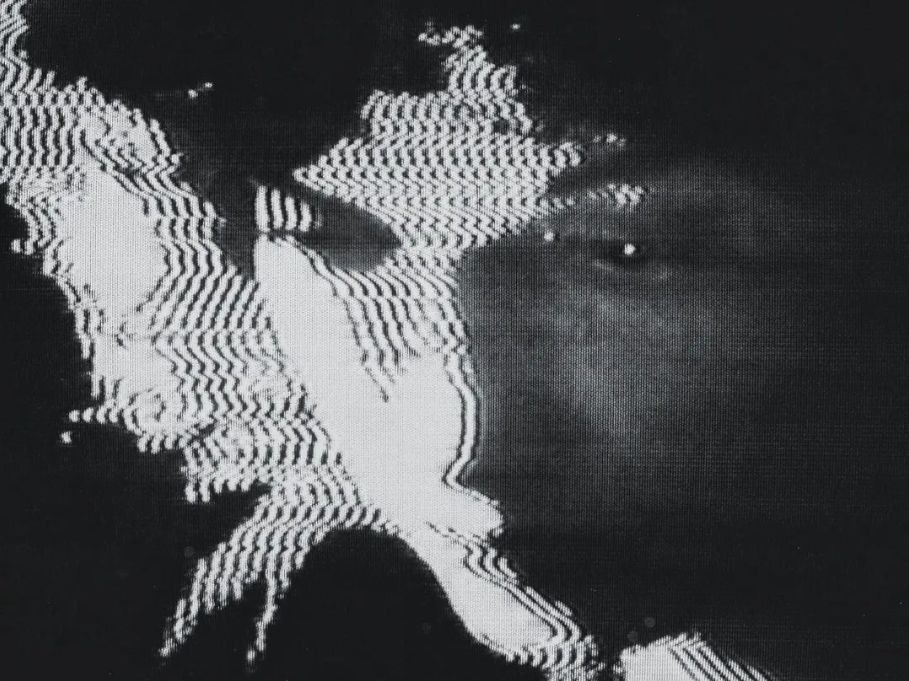 Maya Deren Analog Glitch Portrait