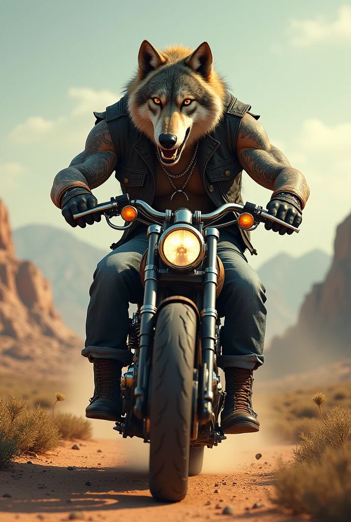 Wolf Biker