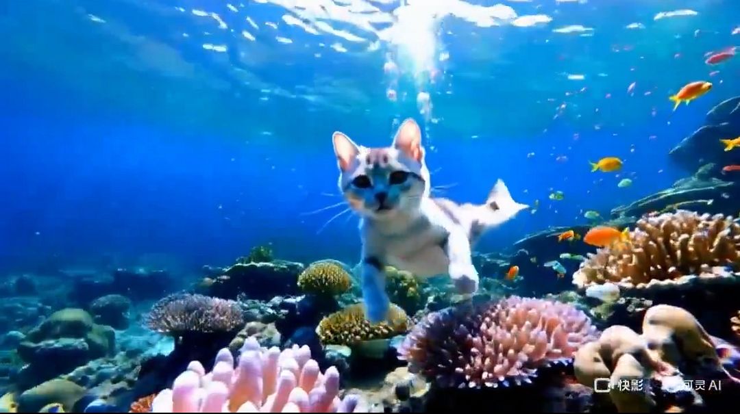 Cat Swimming