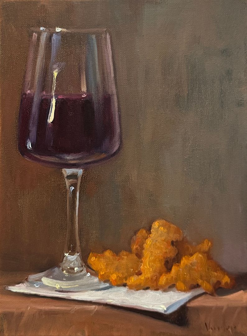 Wine and Dino Nuggs