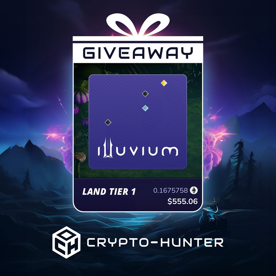 giveaway cryptohunter !