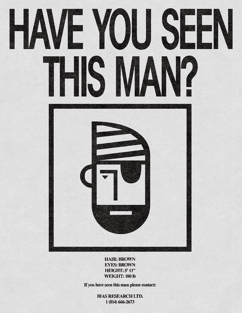 HAVE YOU SEEN THIS MAN?